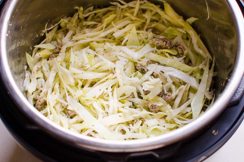 shredded cabbage for instant pot cabbage rolls