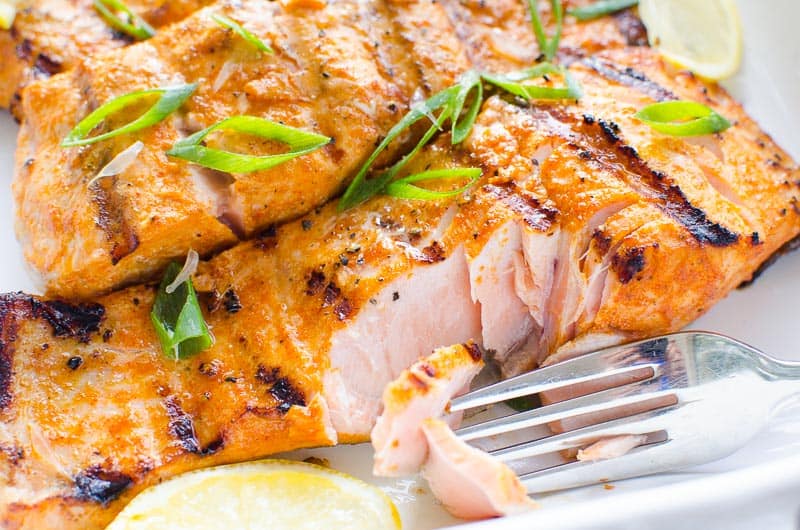 grilled salmon