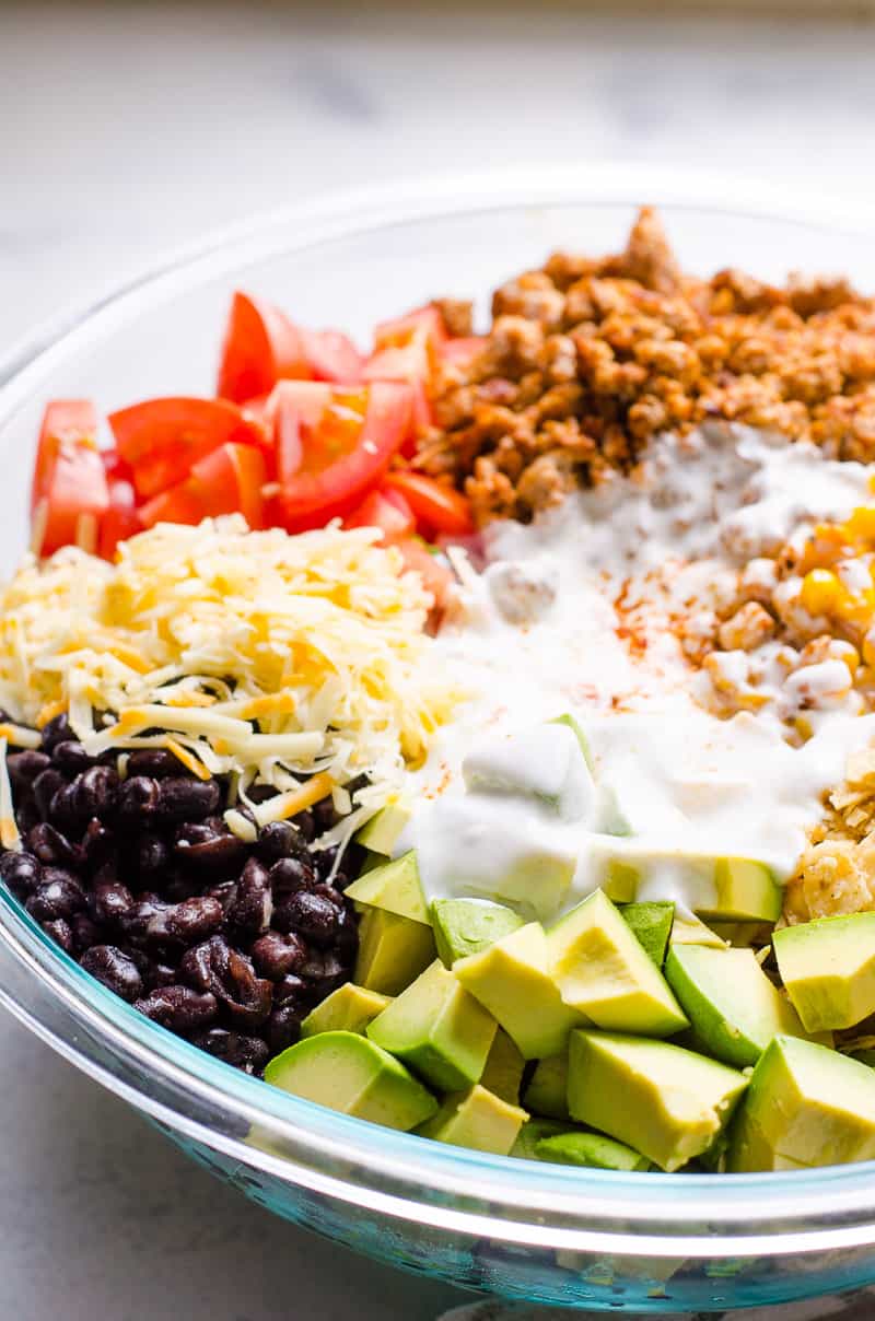 Healthy Taco Salad - iFOODreal - Healthy Family Recipes