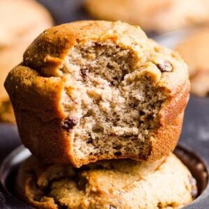 almond flour banana muffins