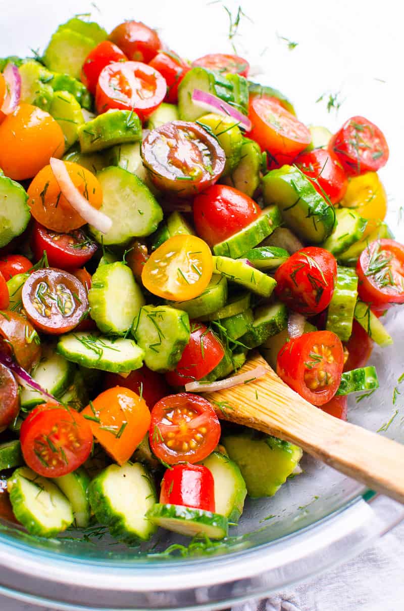 Cucumber And Tomato Salad Ukrainian IFOODreal cucumber-and-tomato-salad-ukrainian-ifoodreal