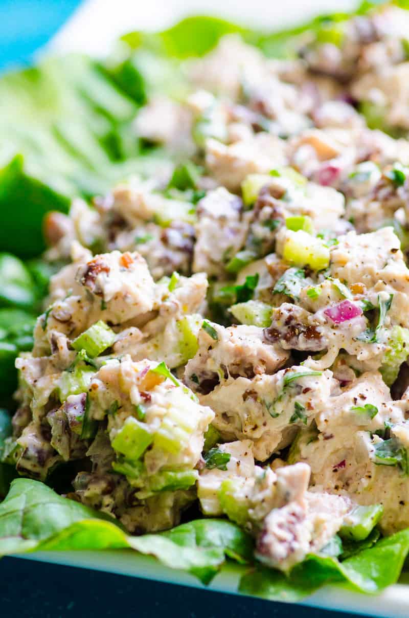 Healthy Chicken Salad - iFOODreal.com