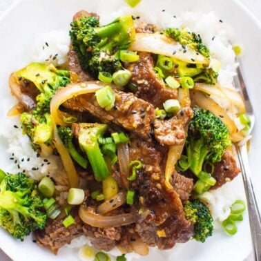 healthy beef and broccoli