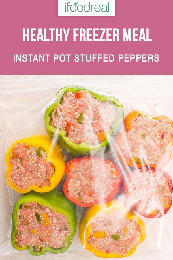 EASY Instant Pot Stuffed Peppers - iFOODreal - Healthy Family Recipes