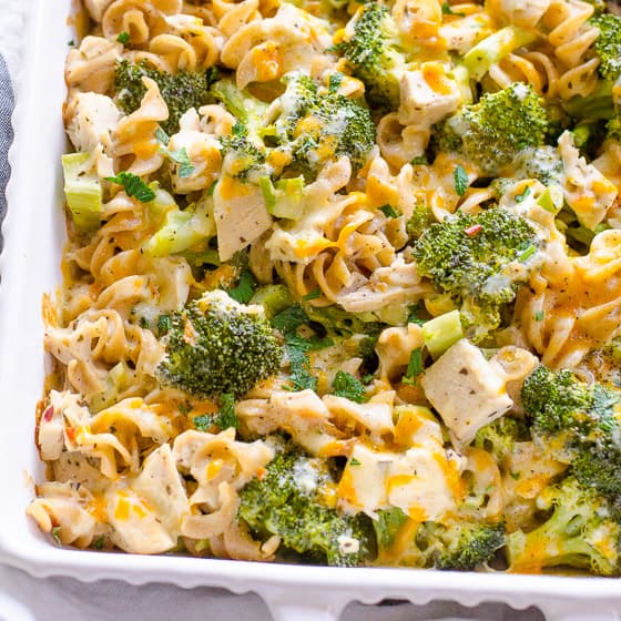 Healthy Chicken Broccoli Casserole 