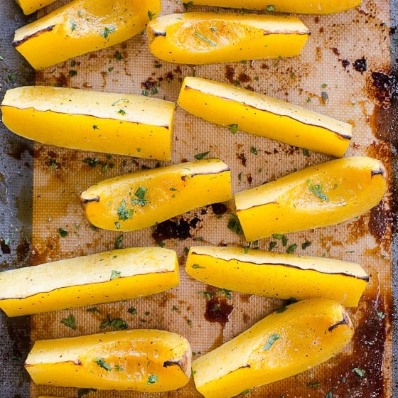 Oven Baked Butternut Squash - iFOODreal.com