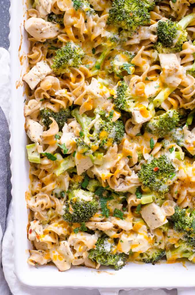 Healthy Chicken Broccoli Casserole - IFoodReal.com