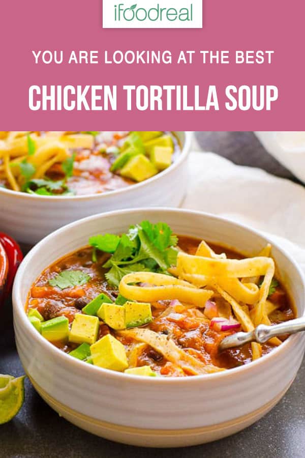 Instant Pot Chicken Tortilla Soup