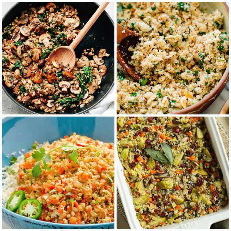 Cauliflower Rice Recipes Vegan