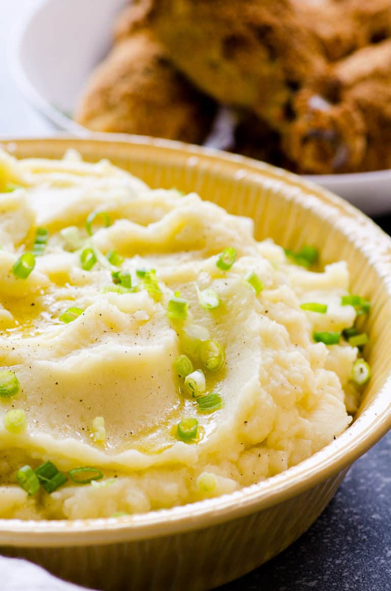 Healthy Mashed Potatoes - iFoodReal.com