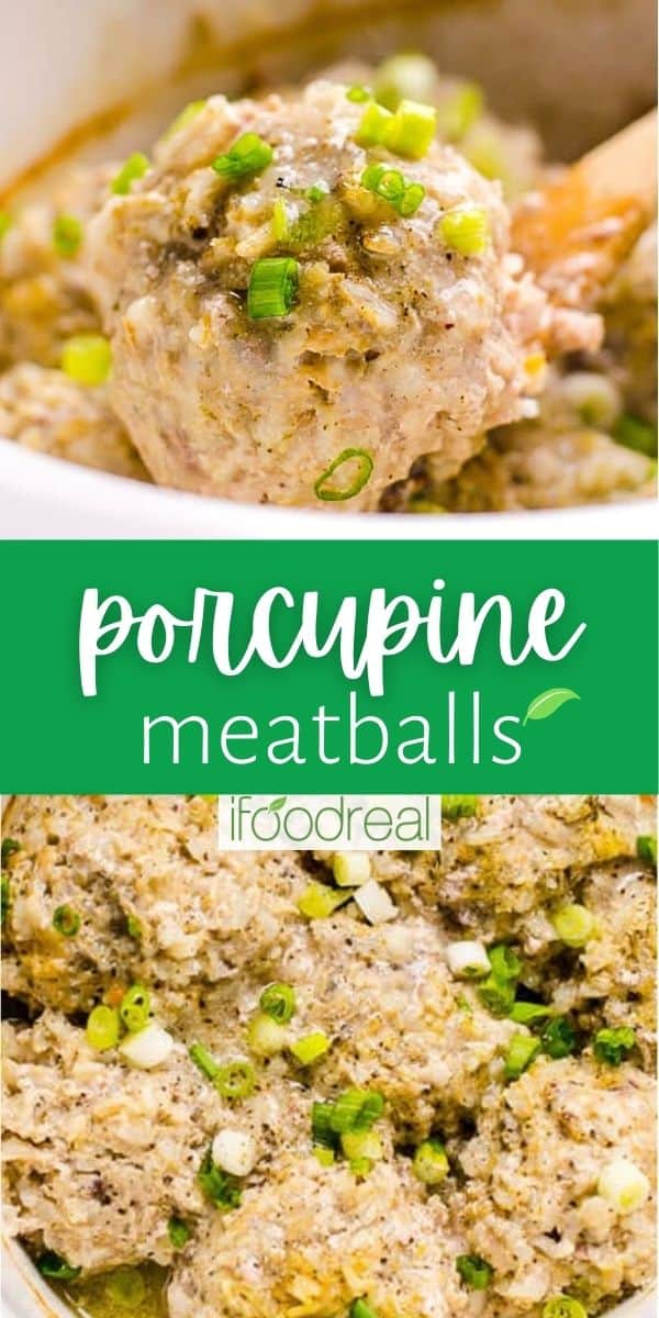 Slow Cooker Porcupine Meatballs (Instant Pot or Oven)