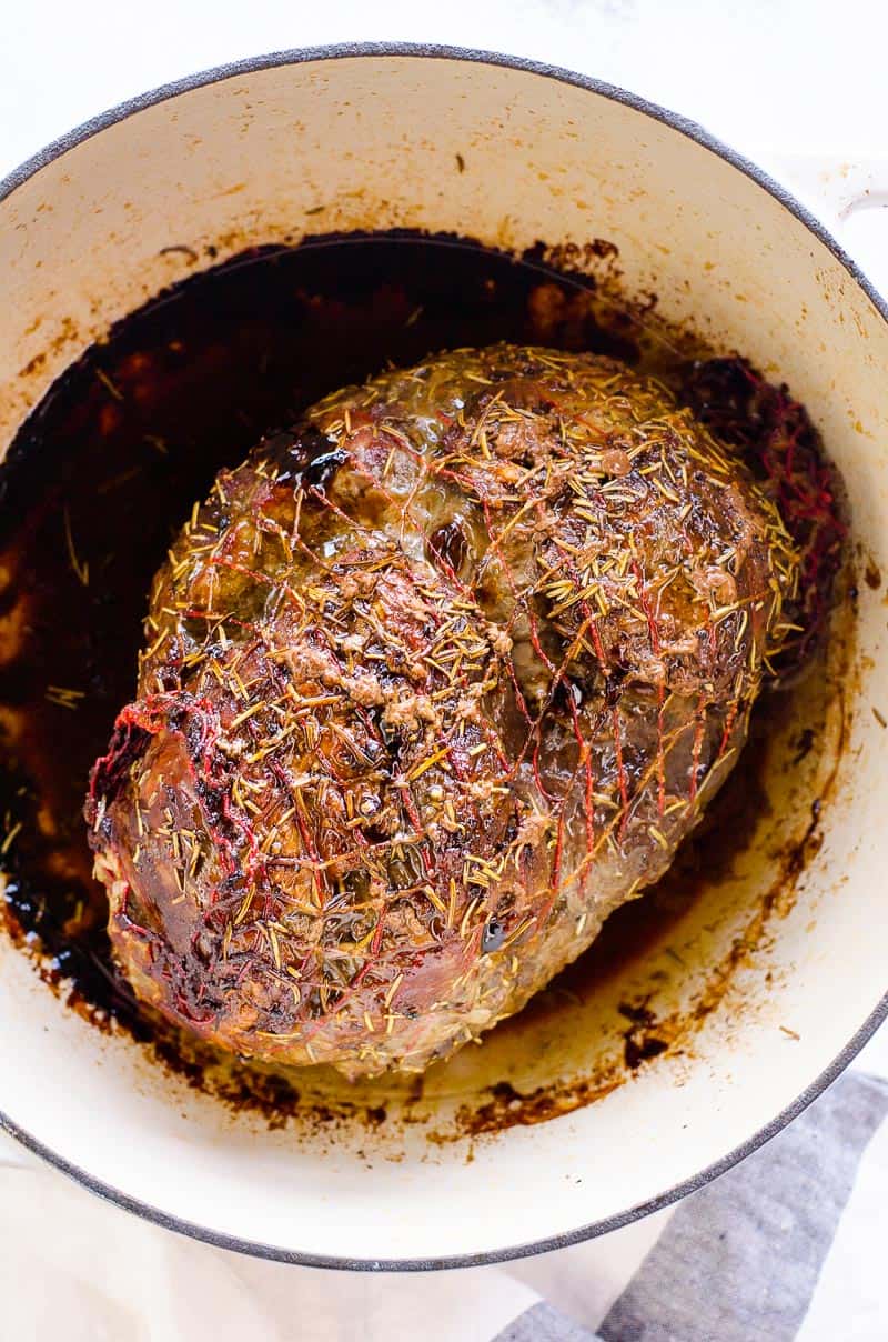 Boneless Leg of Lamb Roast {Easy Recipe!} - iFOODreal.com