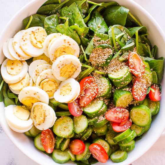 Best Ever Spinach Salad So Easy Ifoodreal Com