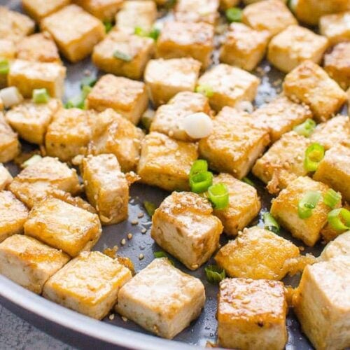 Instant pot top fried tofu