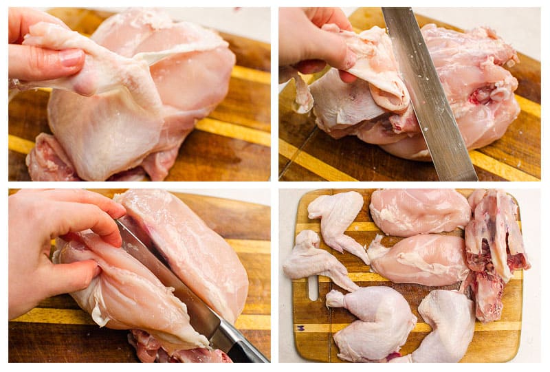 How To Cut A Whole Chicken Ifoodreal Com