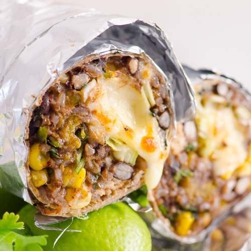Chicken Burrito {Instant Pot or Stovetop}