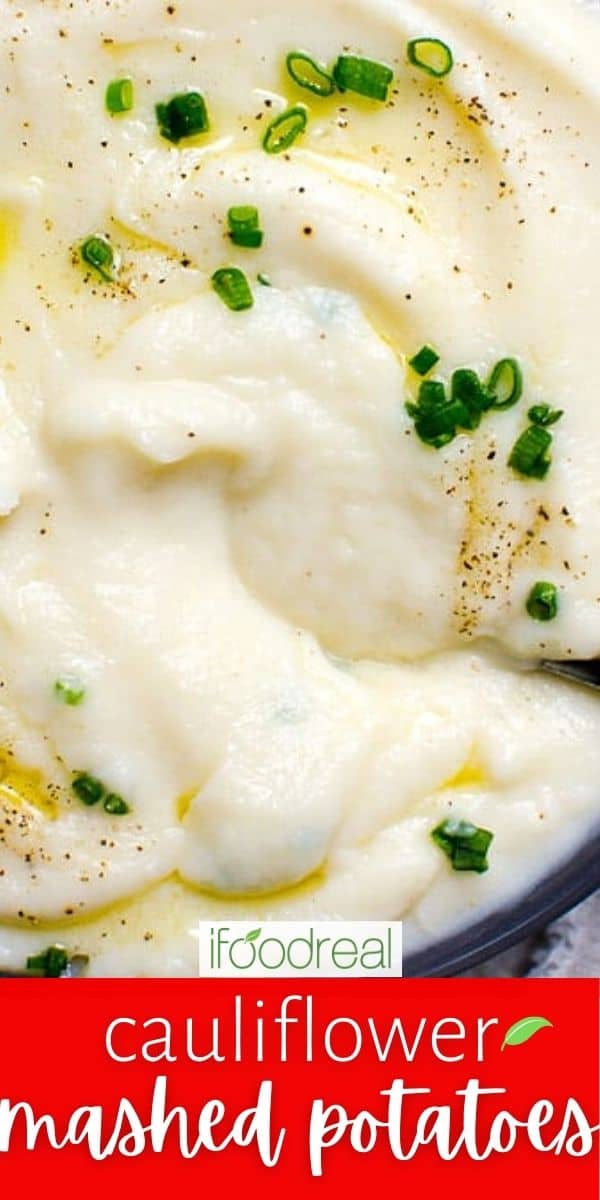 Cauliflower Mashed Potatoes Recipe - iFoodReal.com