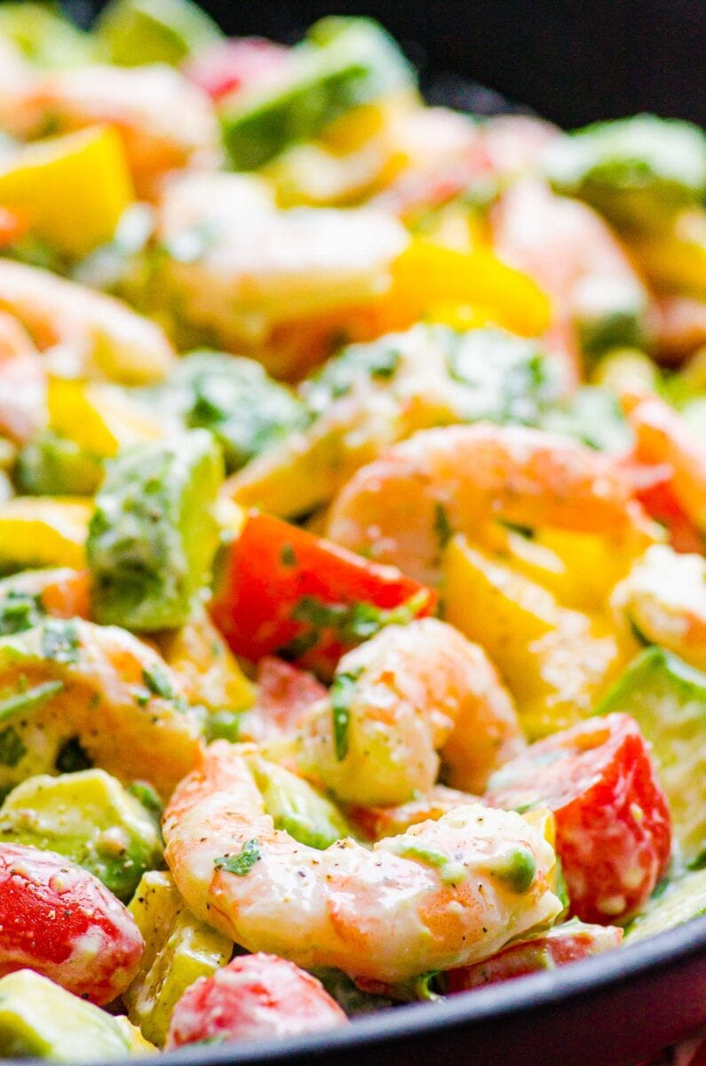Shrimp Avocado Salad (15 Minutes) - iFoodReal.com
