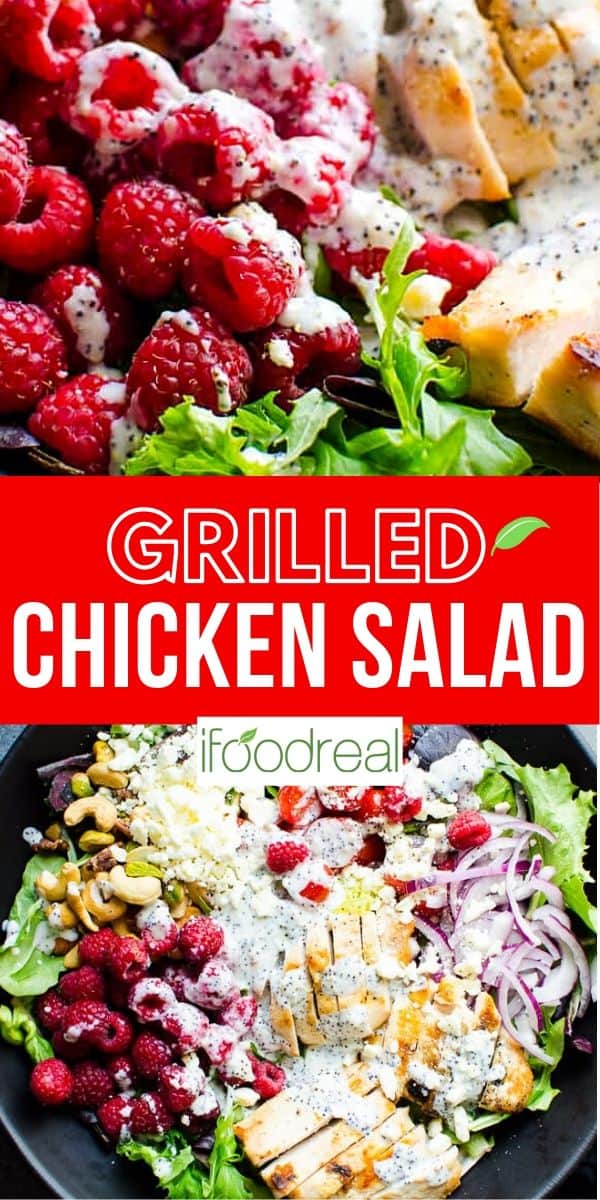 Grilled Chicken Salad - iFoodReal.com