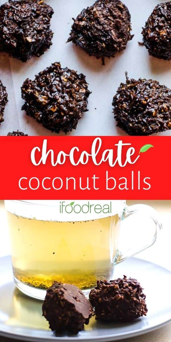 Healthy Chocolate Coconut Balls {Easy No Bake Treats}