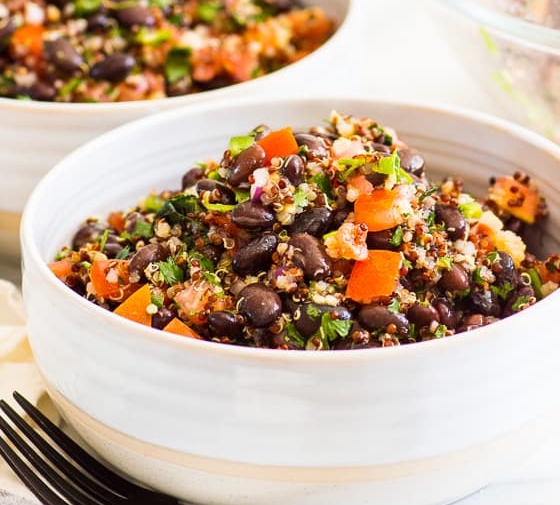 Easy Quinoa and Black Bean Salad