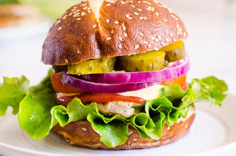 Turkey Burger Recipe - iFoodReal.com