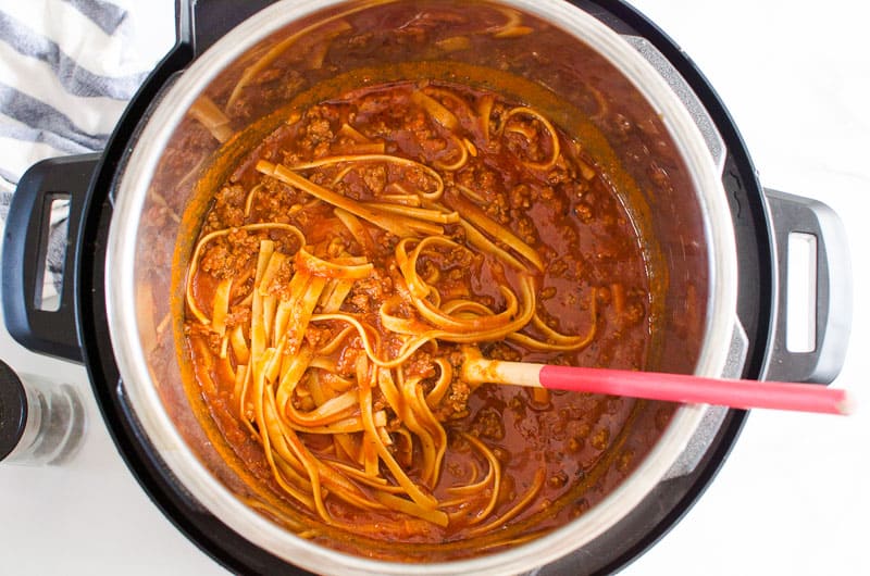 pressure cooker spaghetti sauce ready to eat