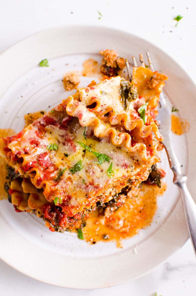 Easy Instant Pot Lasagna - iFoodReal.com