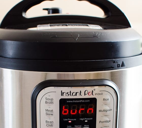 Why Does My Instant Pot Say Burn?