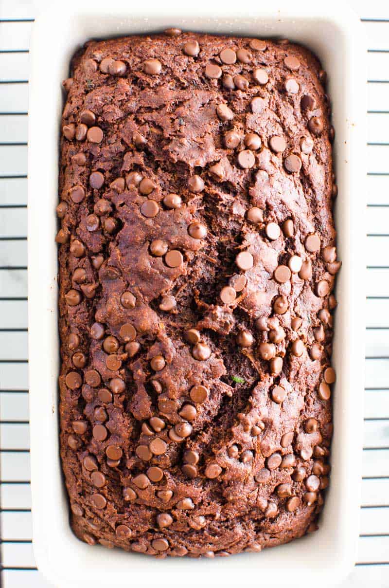 Healthy Chocolate Zucchini Bread