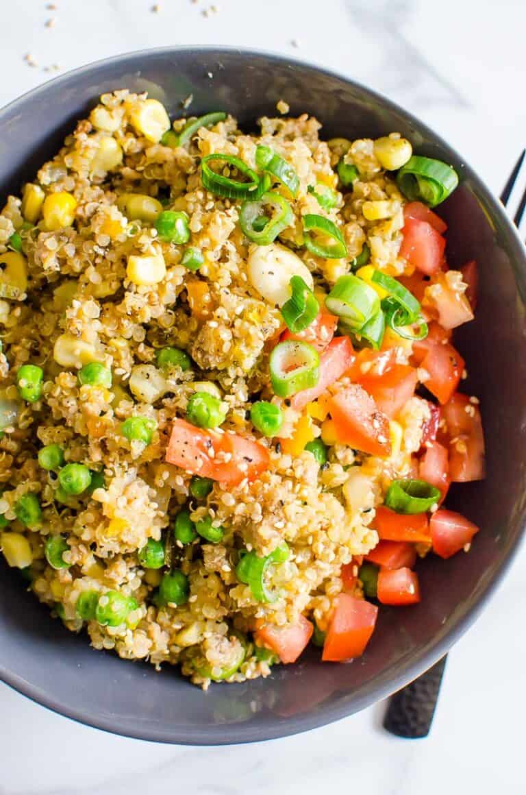 Instant Pot Ground Turkey Quinoa Bowls {30 Minutes!} - iFoodReal.com