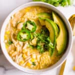 Chile de pollo blanco saludable