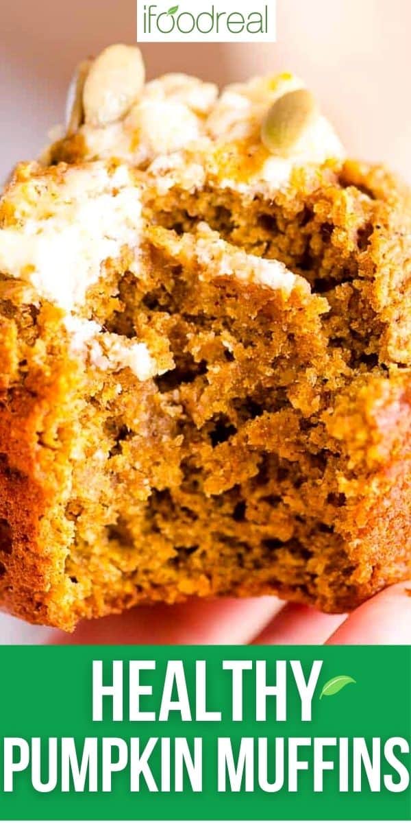 Healthy Pumpkin Muffins IFoodReal Com   Healthy Pumpkin Muffins2 