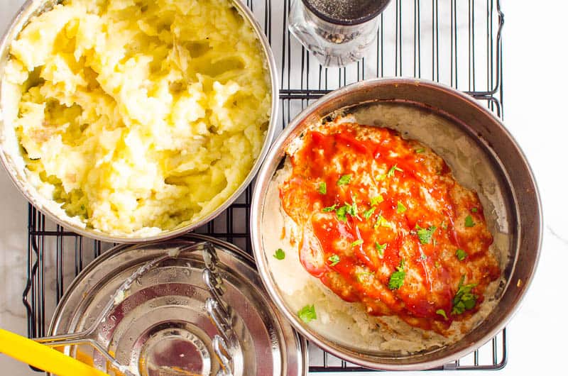 instant pot meatloaf and mashed potatoes