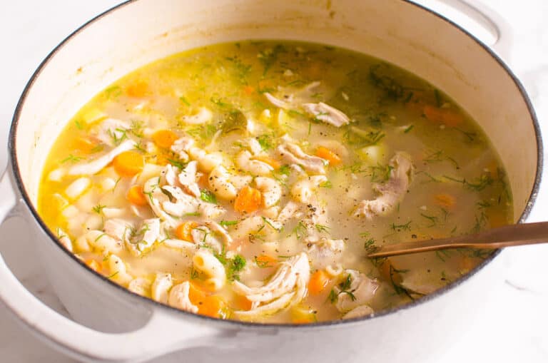 Chicken Noodle Soup {Only 40 Minutes!} - iFOODreal.com