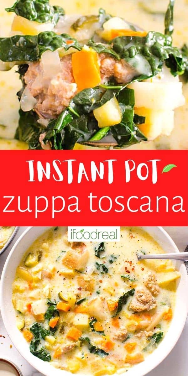 Instant Pot Zuppa Toscana - iFoodReal.com