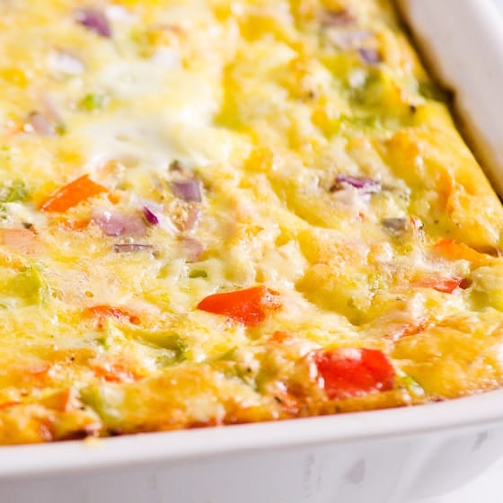 Healthy Breakfast Casserole - iFOODreal.com