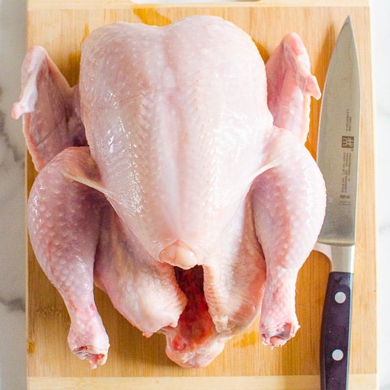 how to cut a whole chicken