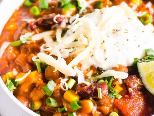 Instant Pot Turkey Chili Recipe