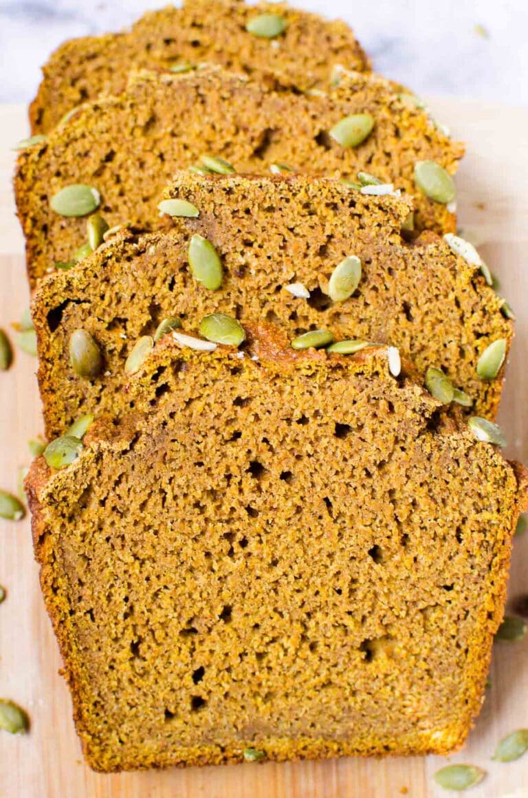 Healthy Pumpkin Bread - iFoodReal.com