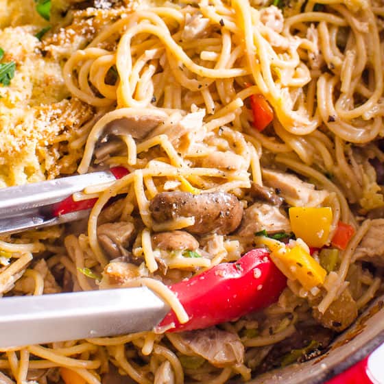 One Pot Turkey Tetrazzini Recipe