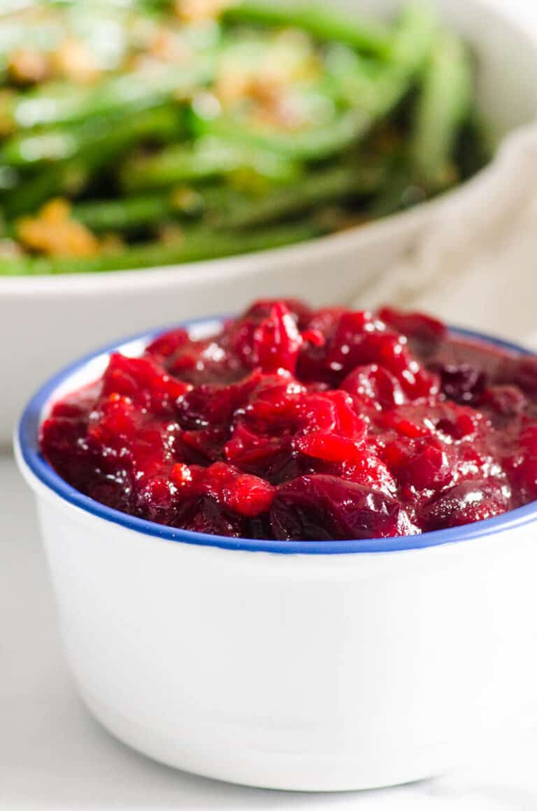 Healthy Cranberry Sauce - iFOODreal.com