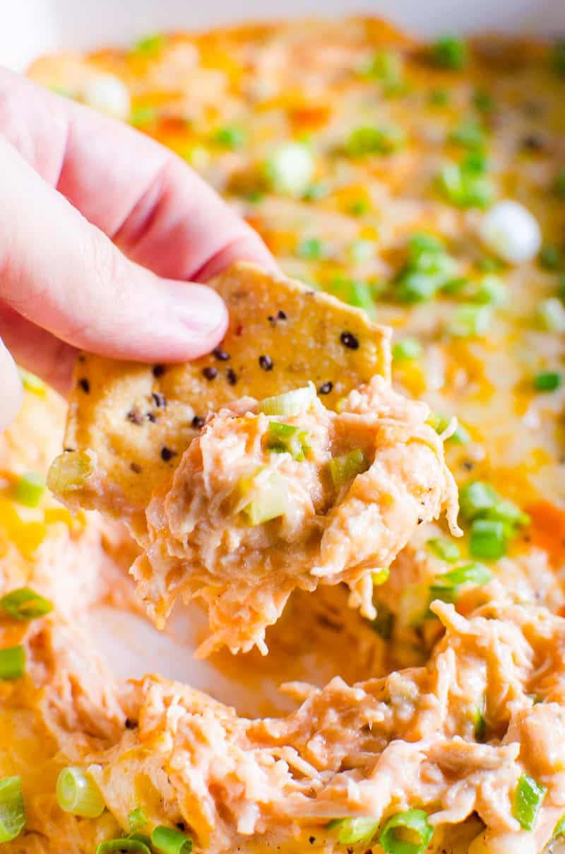 Healthy Buffalo Chicken Dip - iFOODreal