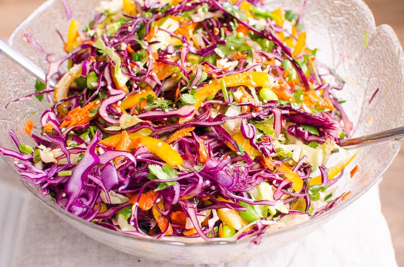 asian salad dressing slaw