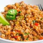 Mexican Cauliflower Rice - iFoodReal.com