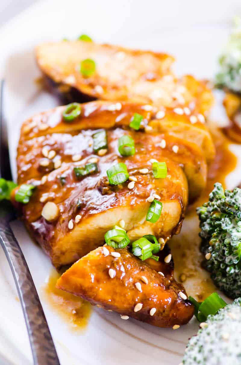 Honey Garlic Chicken - iFOODreal.com