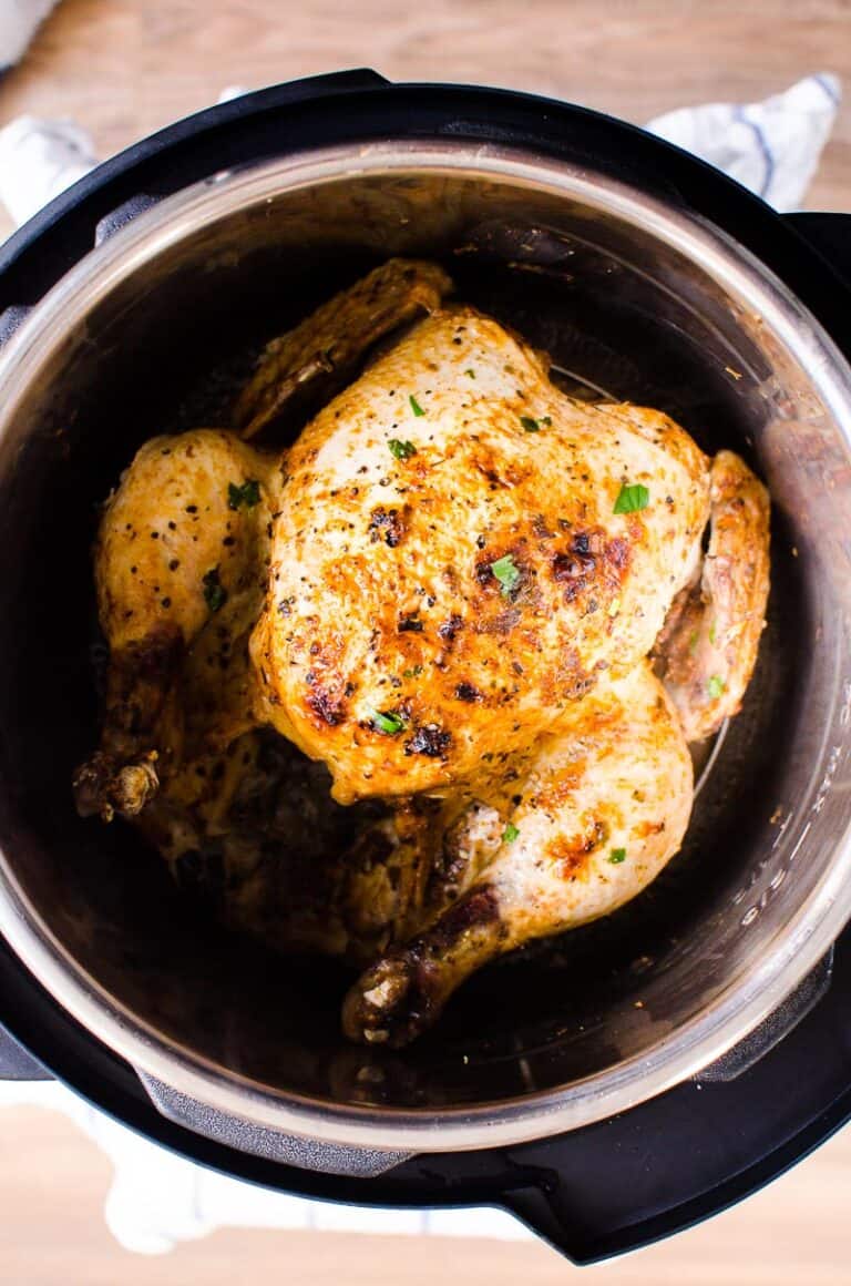 Instant Pot Whole Chicken - iFOODreal.com