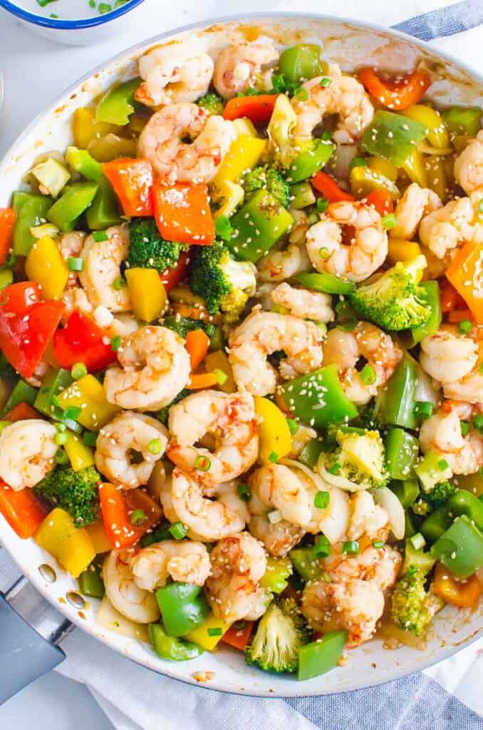 shrimp stir fry