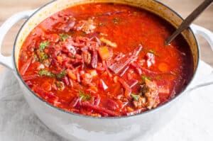 Ukrainian Borscht Recipe (Authentic) - IFoodReal.com