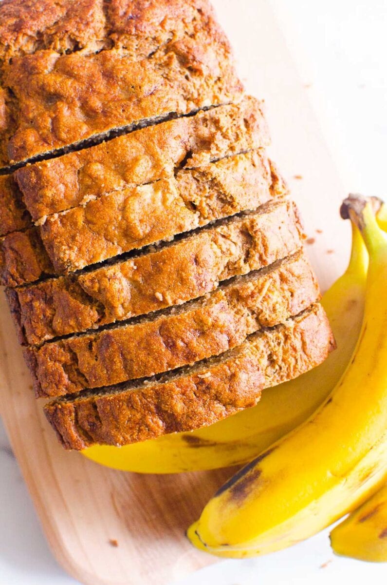 Healthy Banana Bread With Applesauce - IFoodReal.com